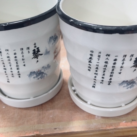 陶瓷口径不清楚问客服瑕疵