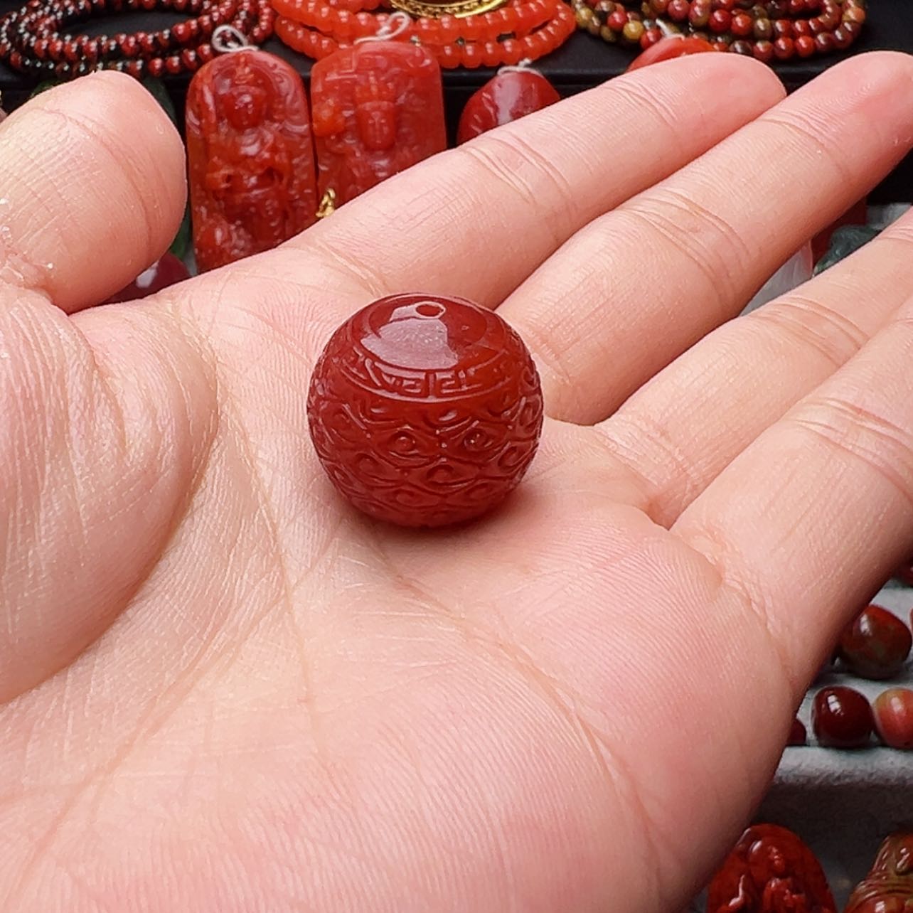 【闪购商品】南红玛瑙珠宝奇石未镶嵌江**月