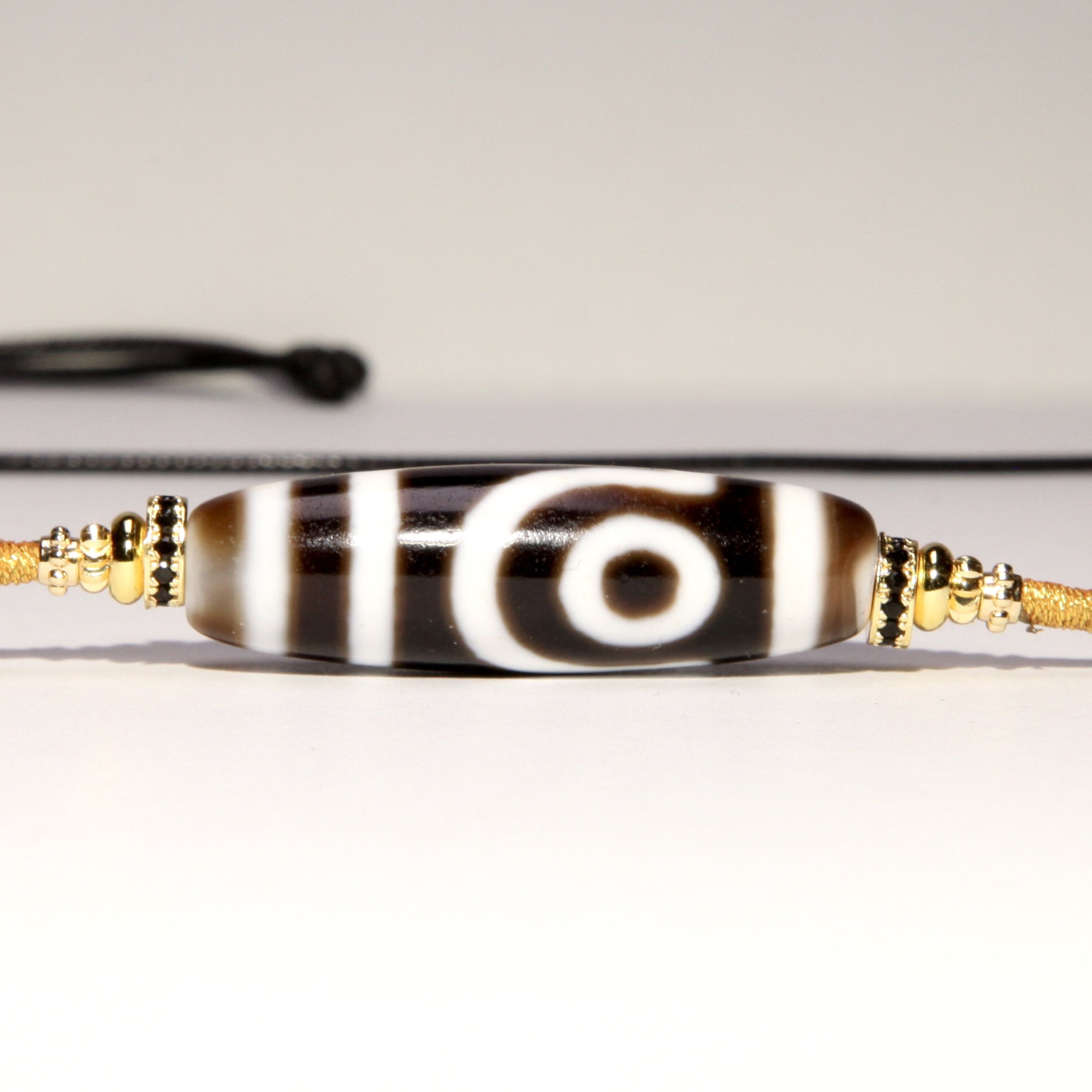 天缘如意两眼天珠37*11台珠台湾天珠