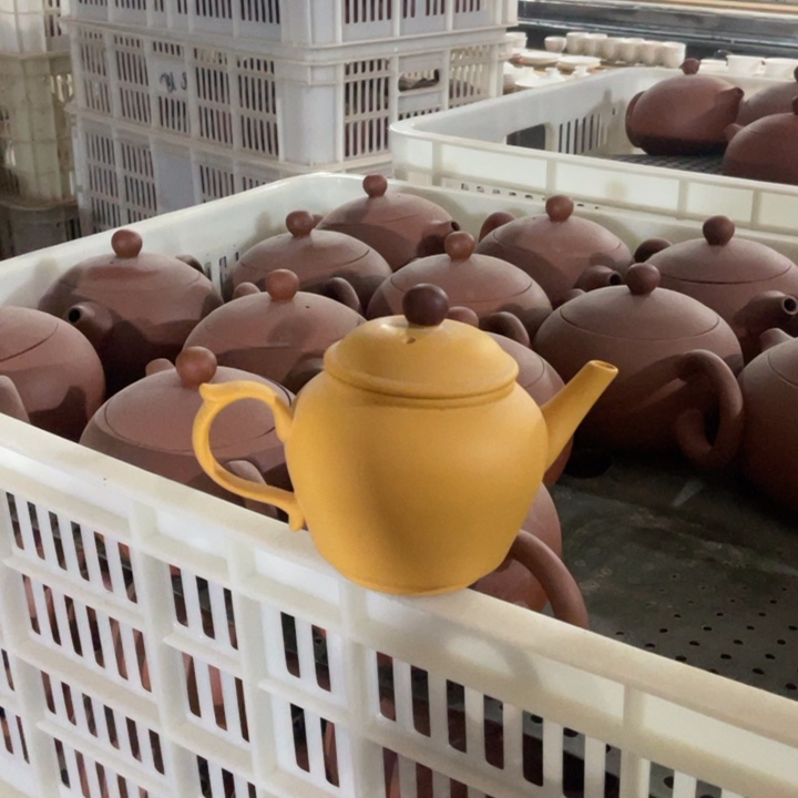 紫砂茶壶茶壶黄色