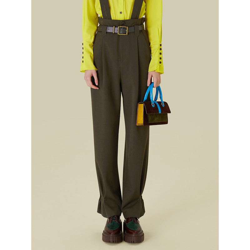 【小花】D63背带裤（女式休闲裤）5E3K75050