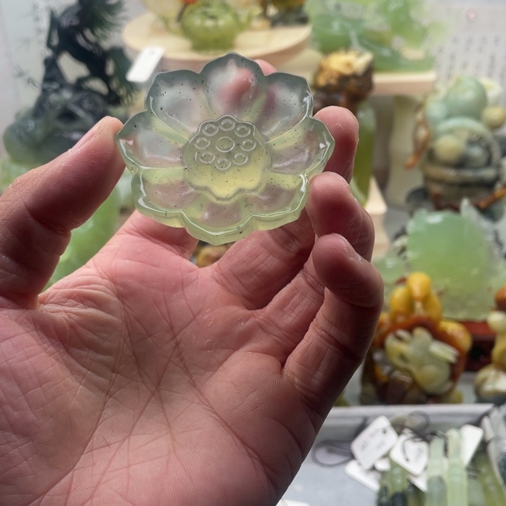 蛇纹石玉未镶嵌四大名玉香插