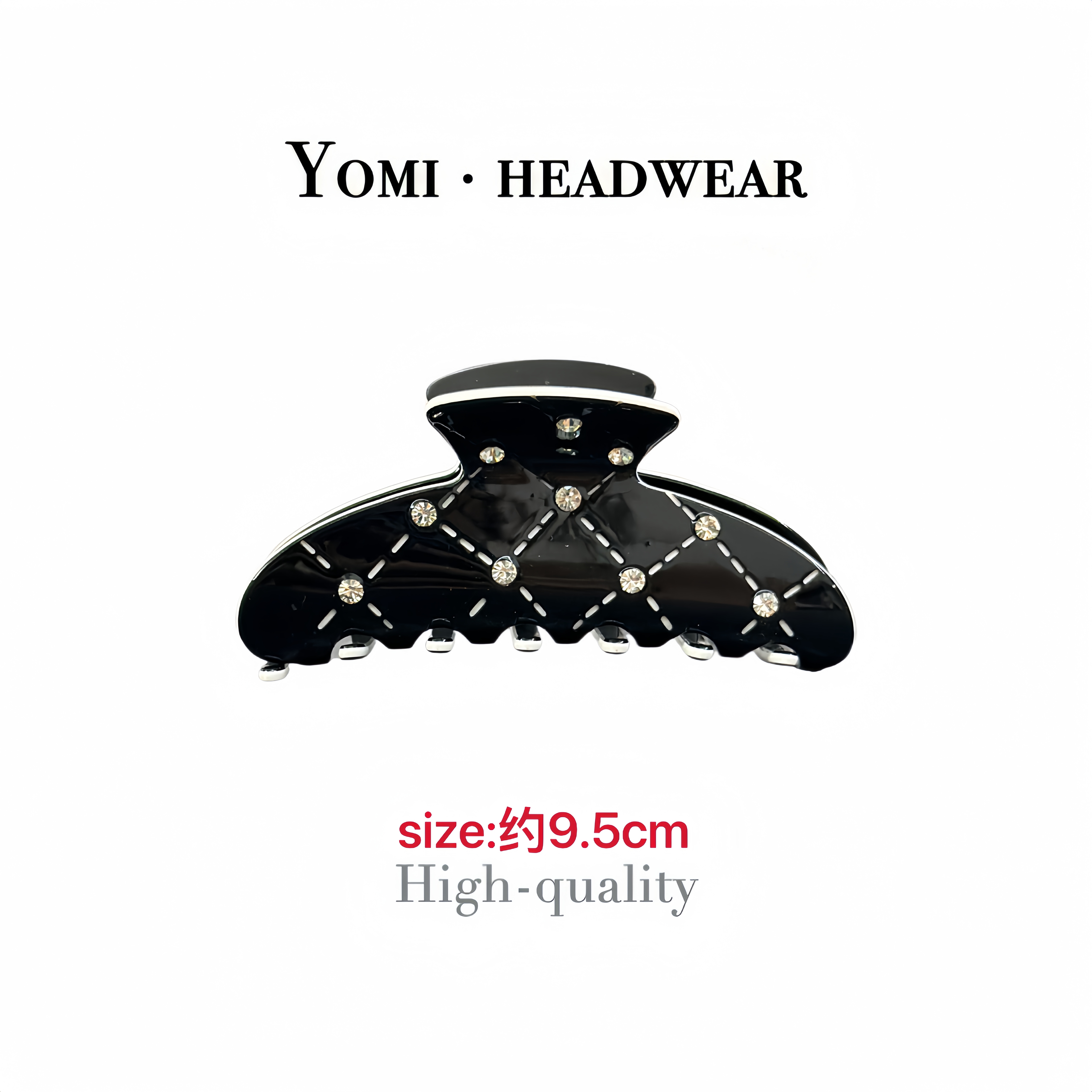 小众设计小香风醋酸满天星半扎发发饰发夹抓夹