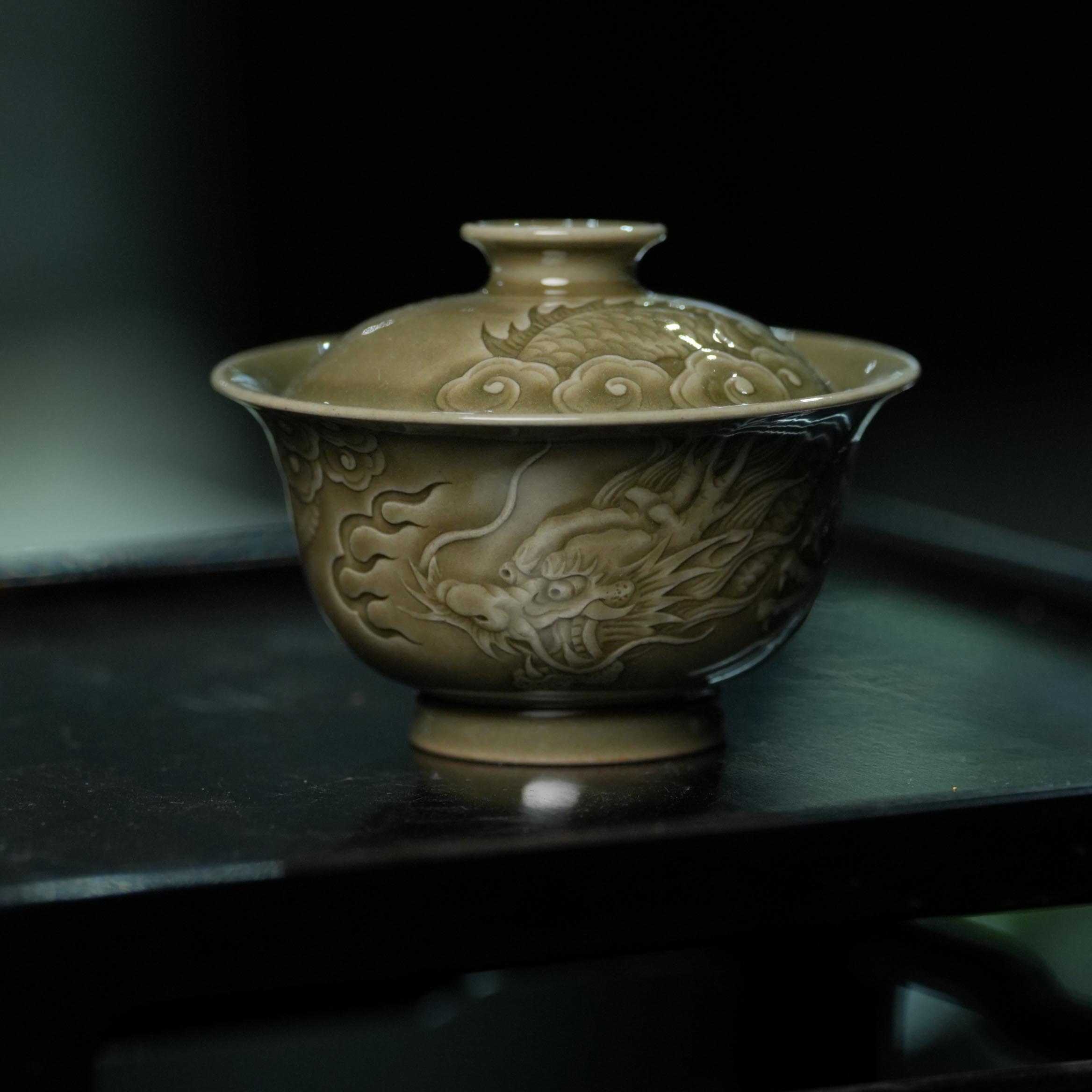 梅夫人 | 龙吟盛视·盖碗90*60mm