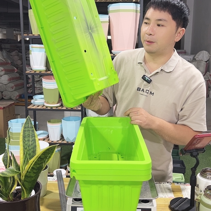 竖条纹菜盆长55宽25高17绿色4个无托