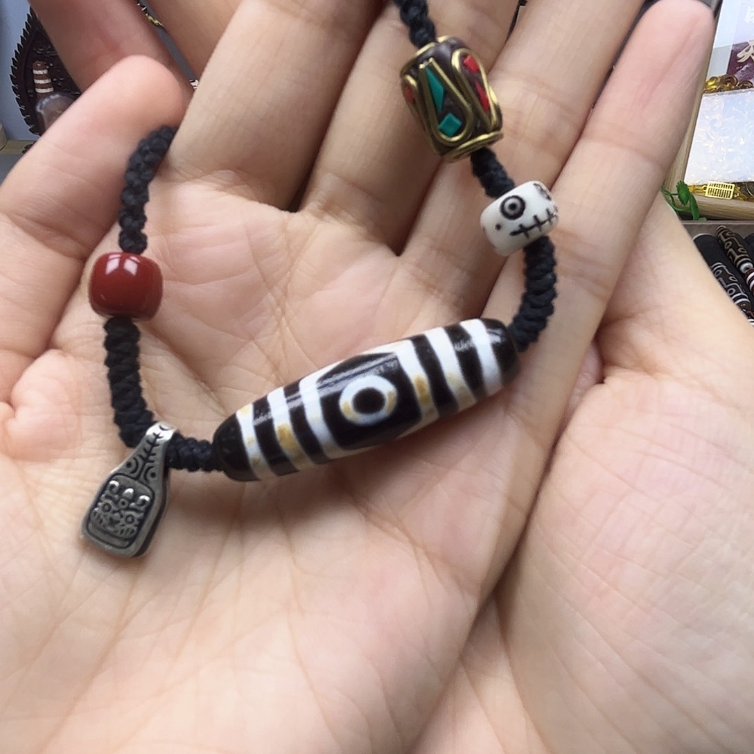 玛瑙/玉髓颈饰合金