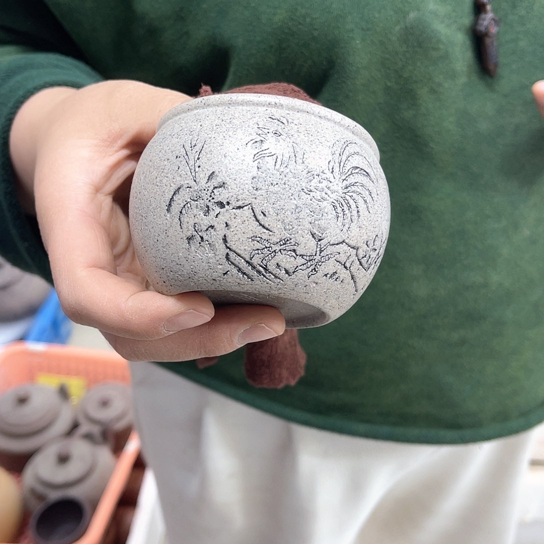 茶壶紫砂宜兴紫砂壶瑕疵