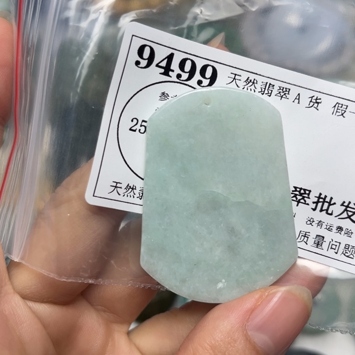 翡翠未镶嵌吊坠(不含链)9499