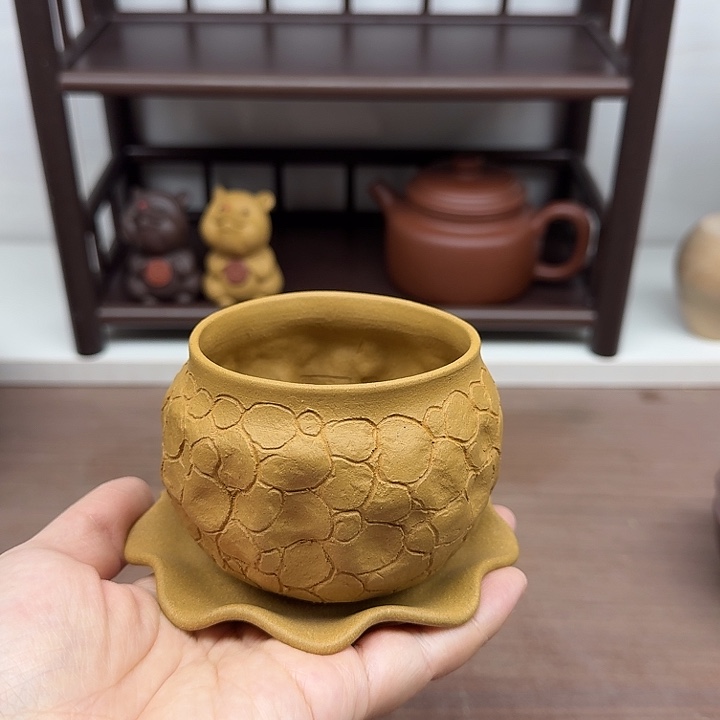 段泥茶案欣怡手制全手工供春