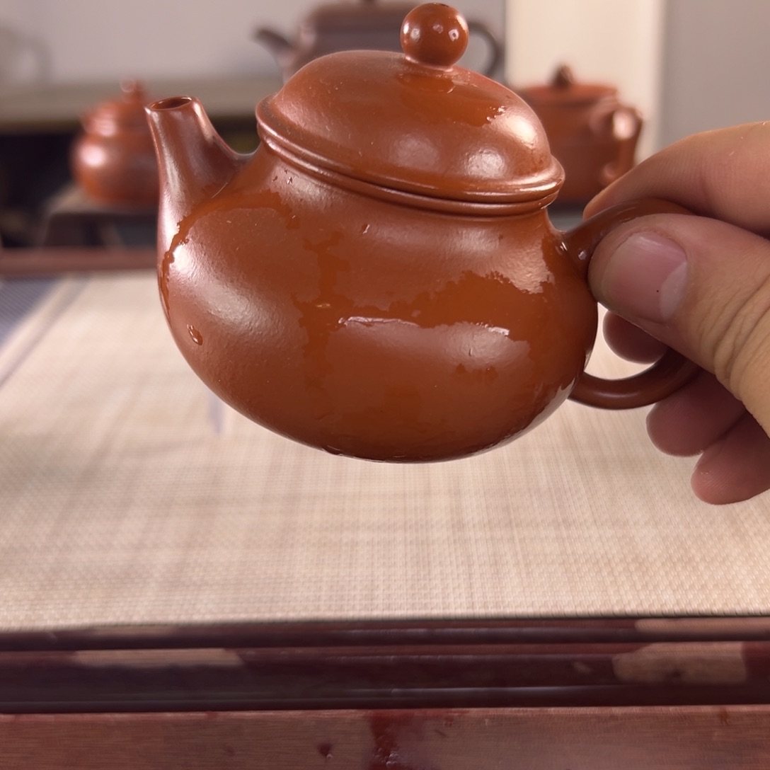 紫砂宜兴紫砂 微瑕茶壶