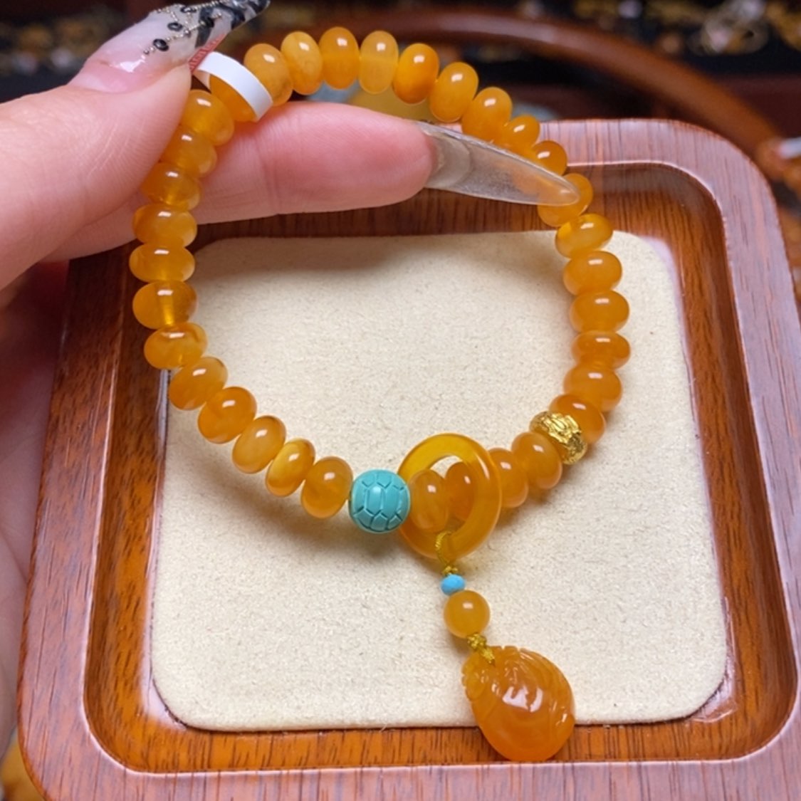 【闪购商品】蜜蜡手链未镶嵌手串