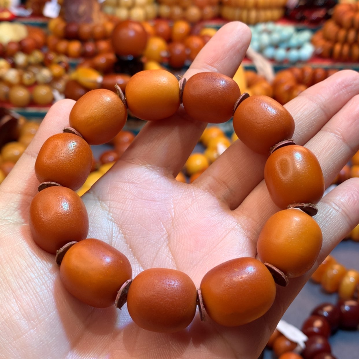 【闪购商品】蜜蜡手串未镶嵌蜜蜡手串