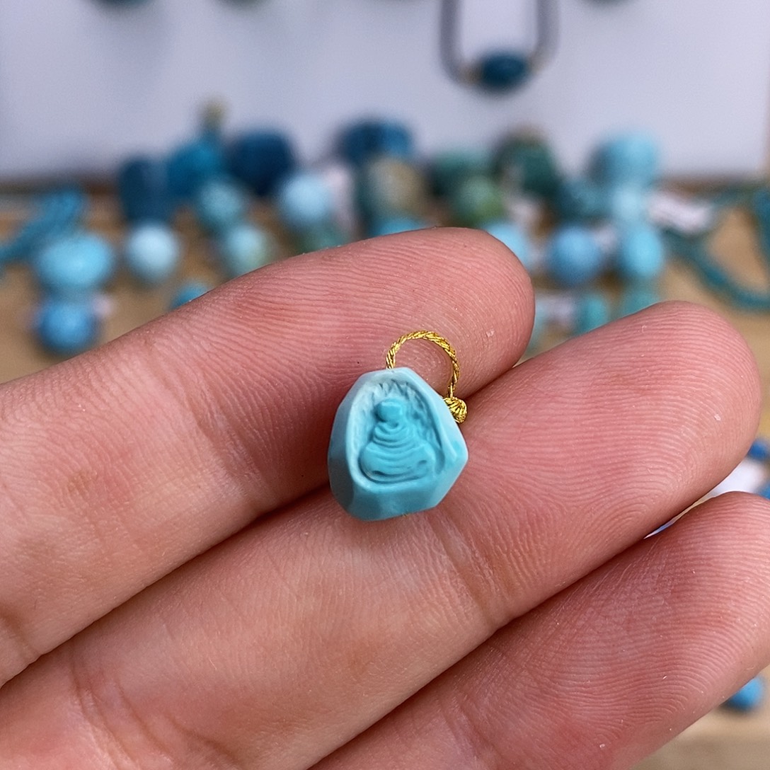 未镶嵌绿松石珠宝奇石