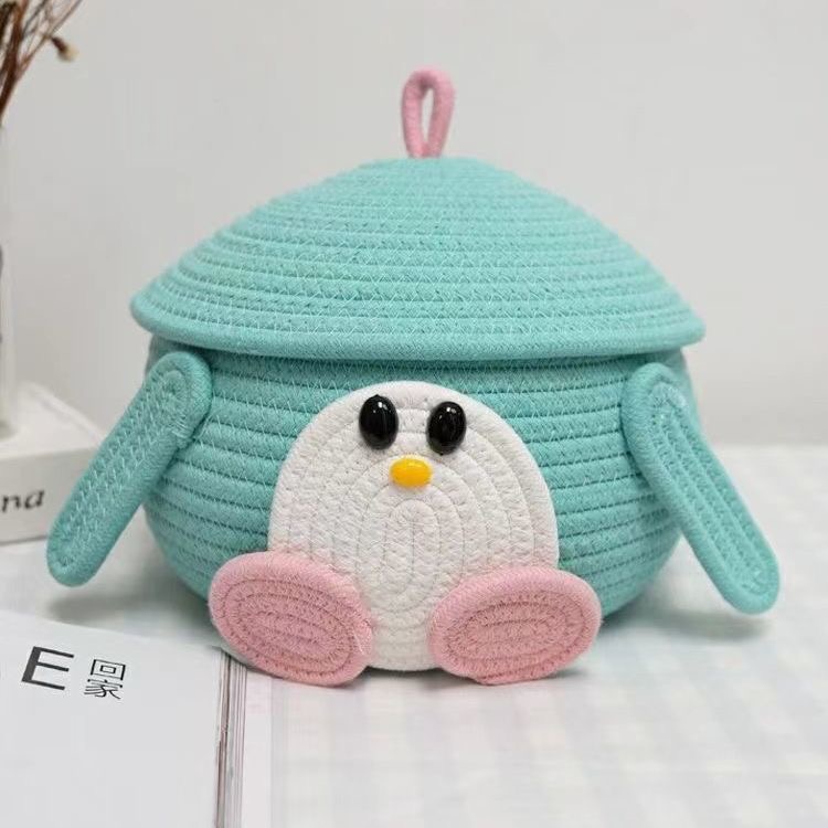 《宠粉福利》 卡通系列小企鹅收纳套组可爱家用水洗手工高颜值