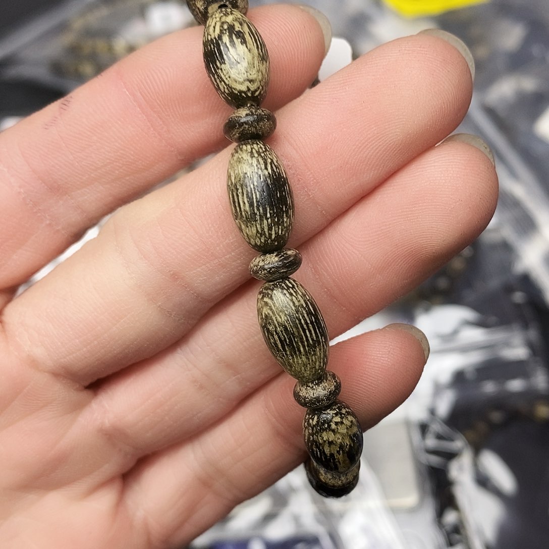 乌木类手串/手链B169虫漏1