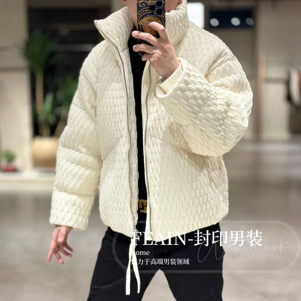 【鹅绒潮牌】高端定制男士潮牌立体设计鹅绒服26100