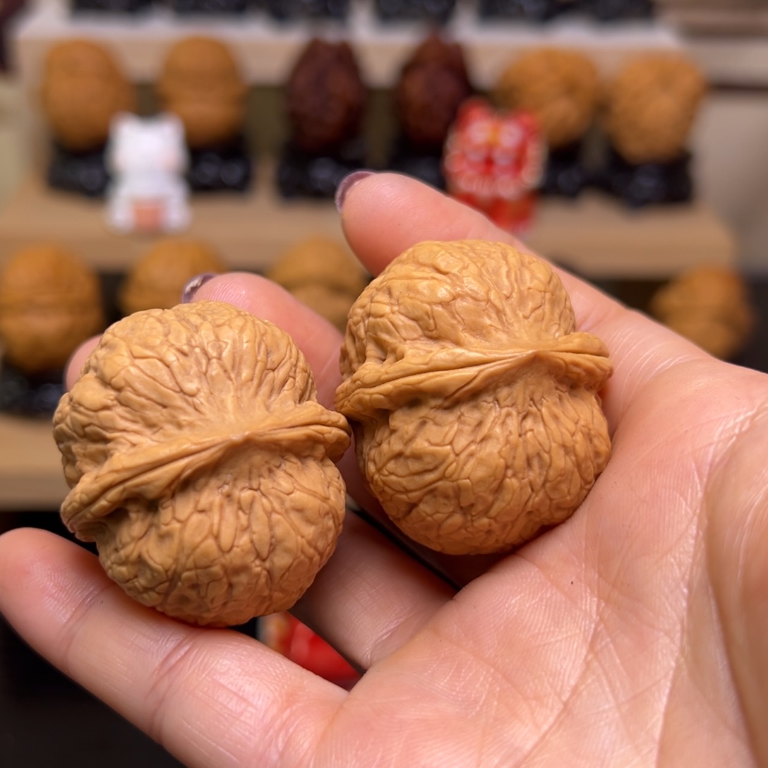 文玩核桃把件方鼎39H