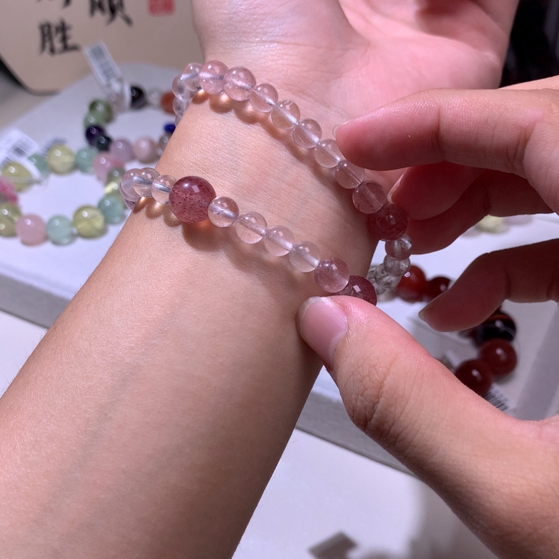 水晶未镶嵌手链5555