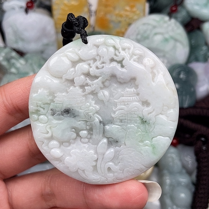 颈饰未镶嵌翡翠翡翠