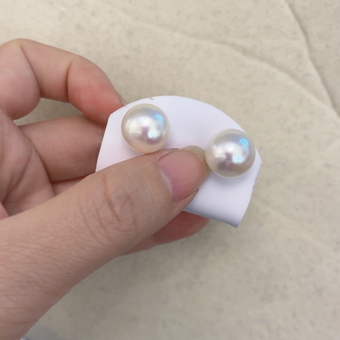 【闪购商品】淡水珍珠耳饰未镶嵌无核