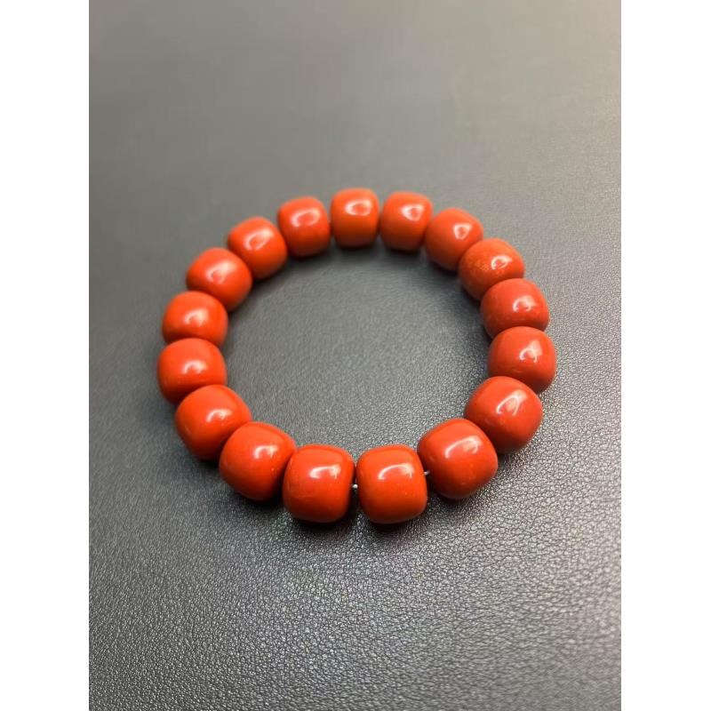 sc1048 -满色红桶珠精选手串 无礼盒