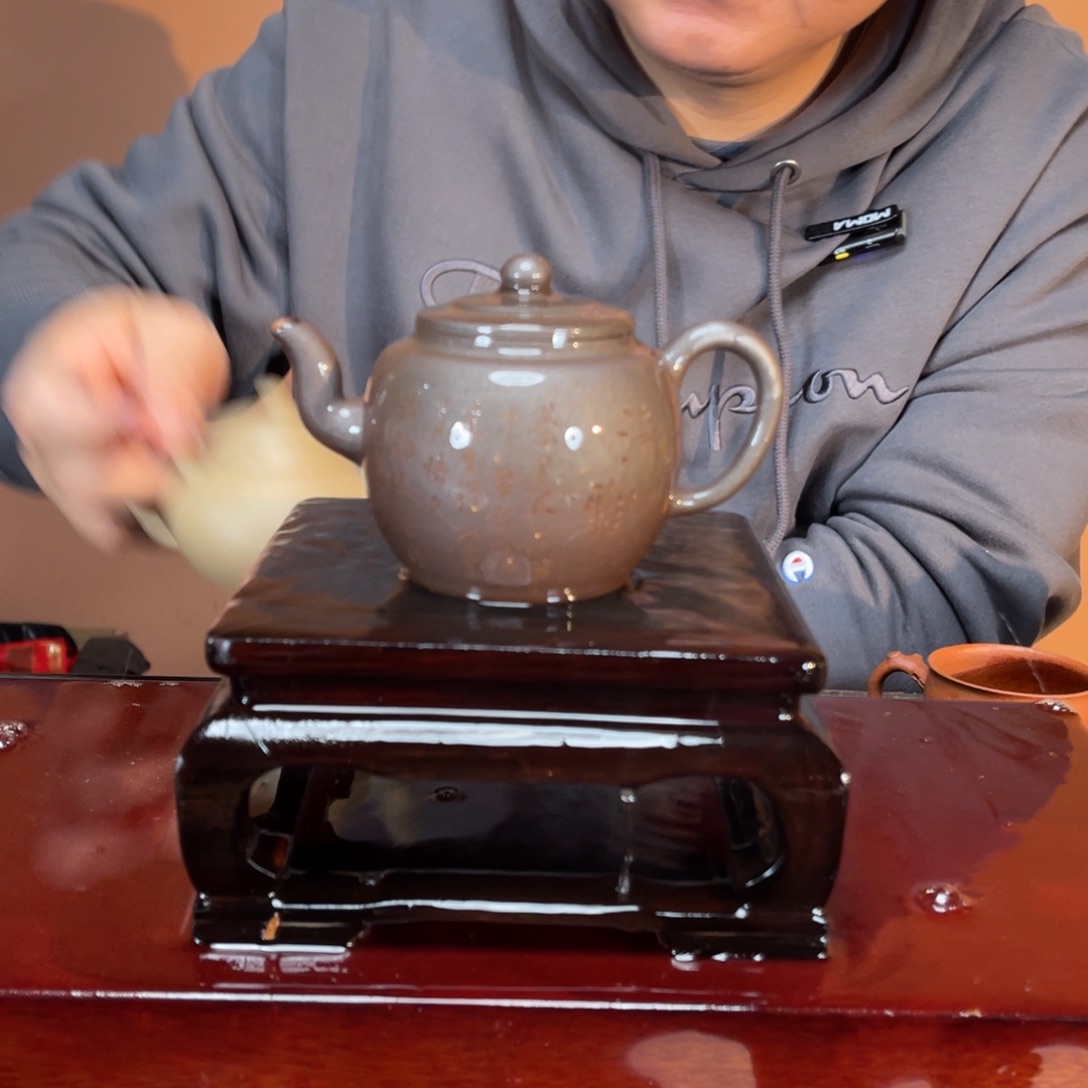 紫砂茶壶高端180cc紫泥高温清式壶