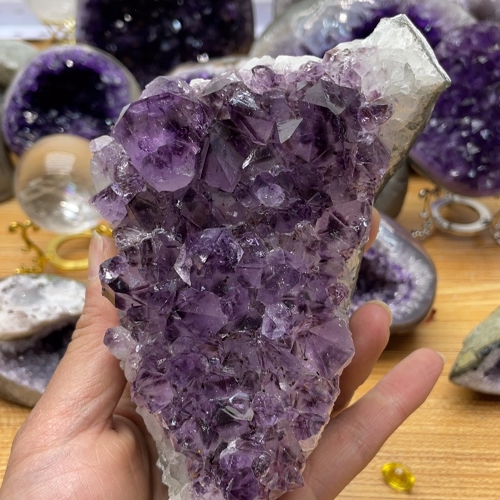 紫晶方解石未镶嵌