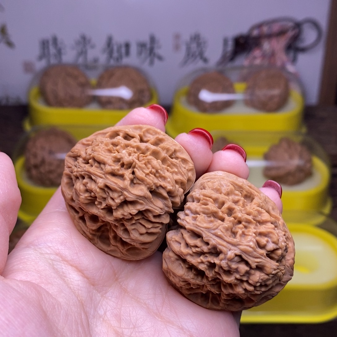 文玩核桃把件全品38尺南疆石2155