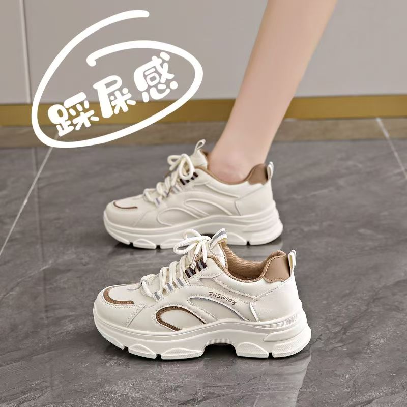 如皮面子女款显脚小2025秋季新款爆款女运动A8807