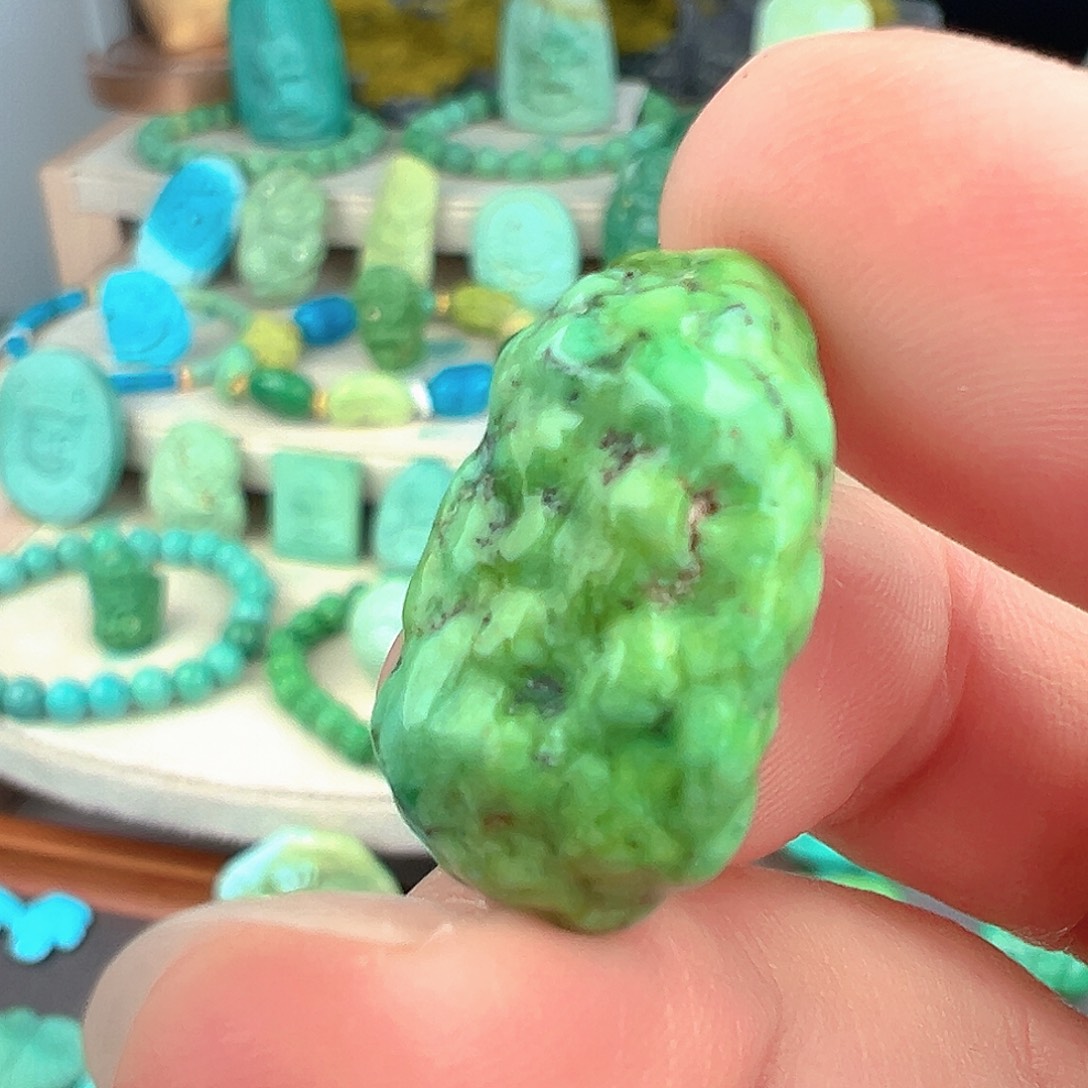 绿松石未镶嵌主播万珍