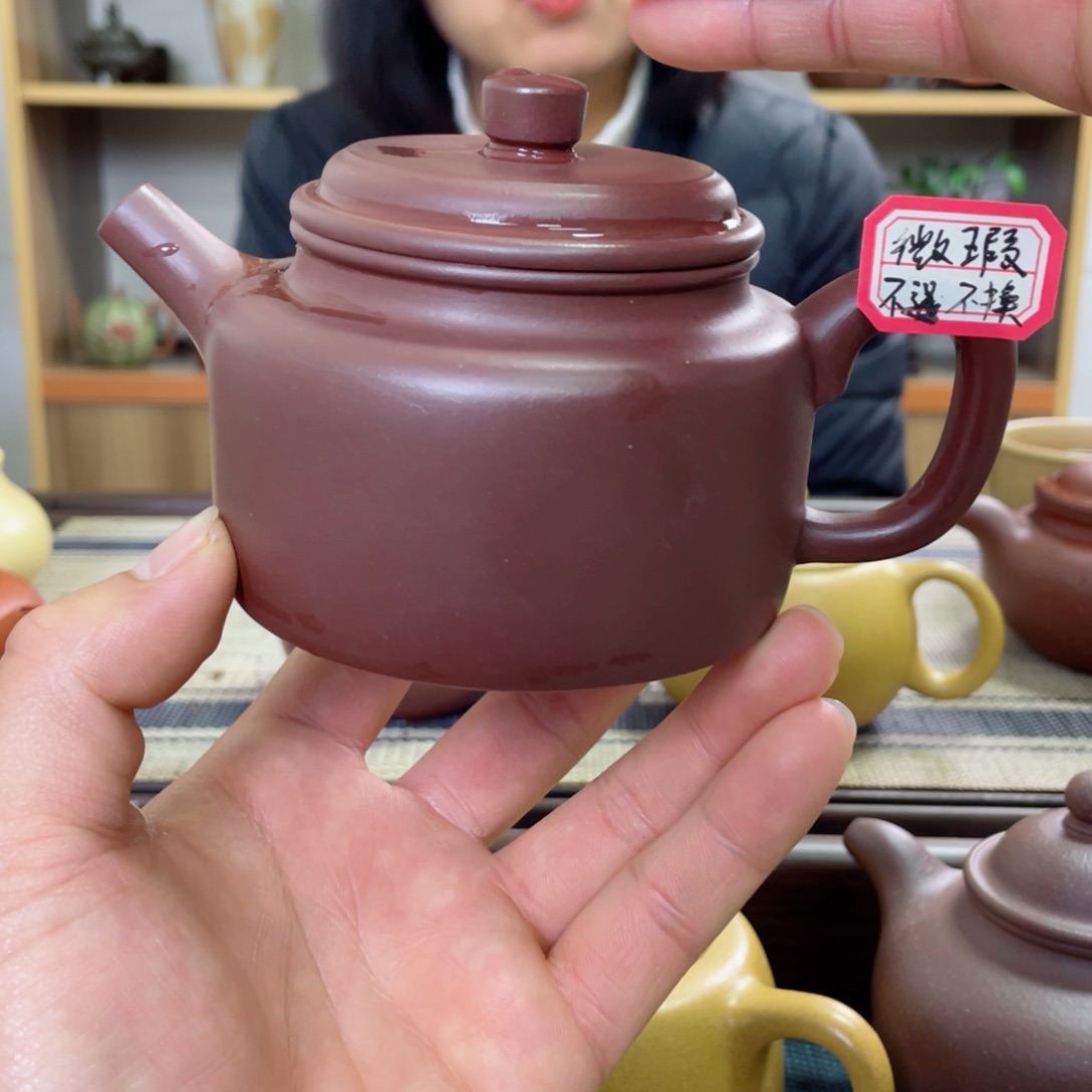 紫砂茶壶梵****计德钟盖子微瑕