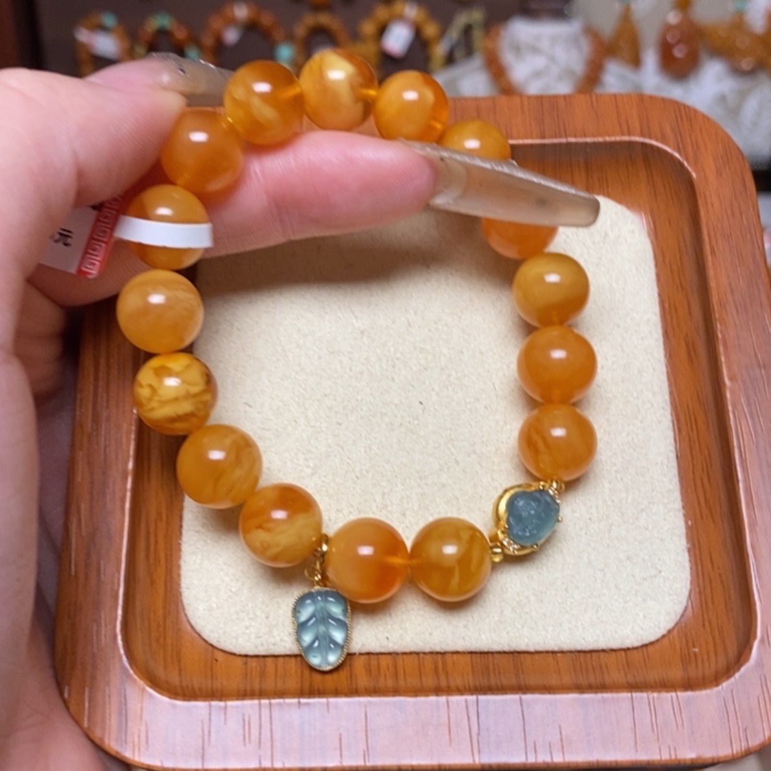 【闪购商品】手链蜜蜡未镶嵌手串