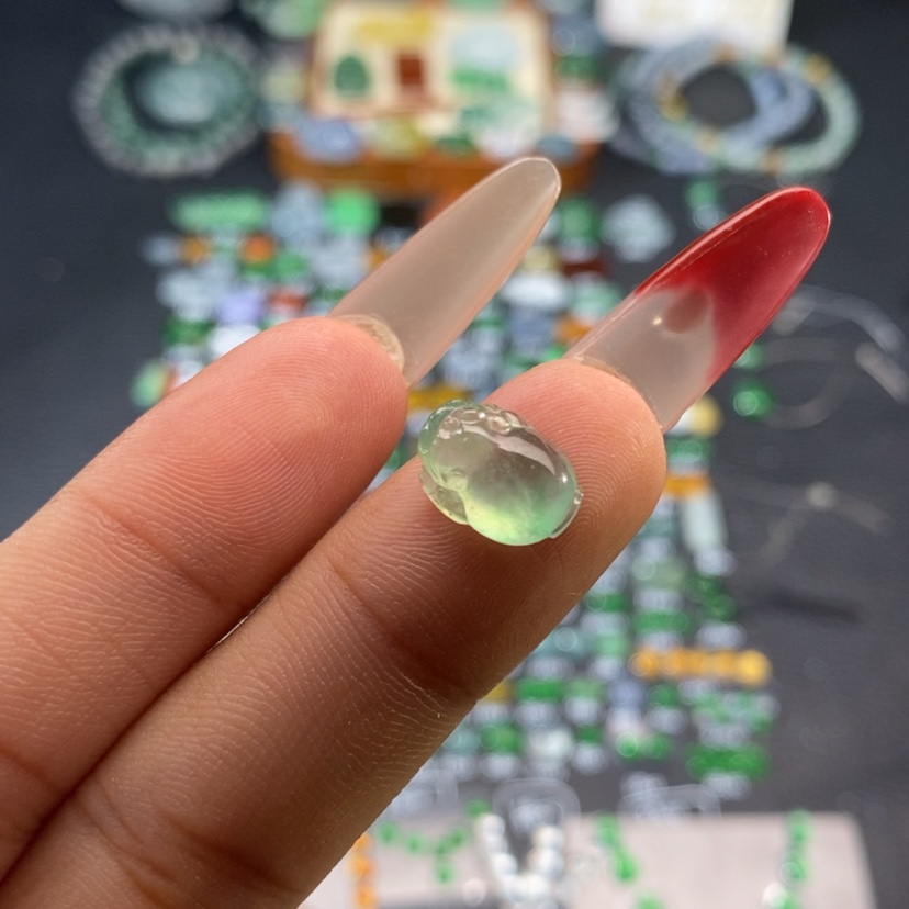 【闪购商品】翡翠挂件未镶嵌金蟾