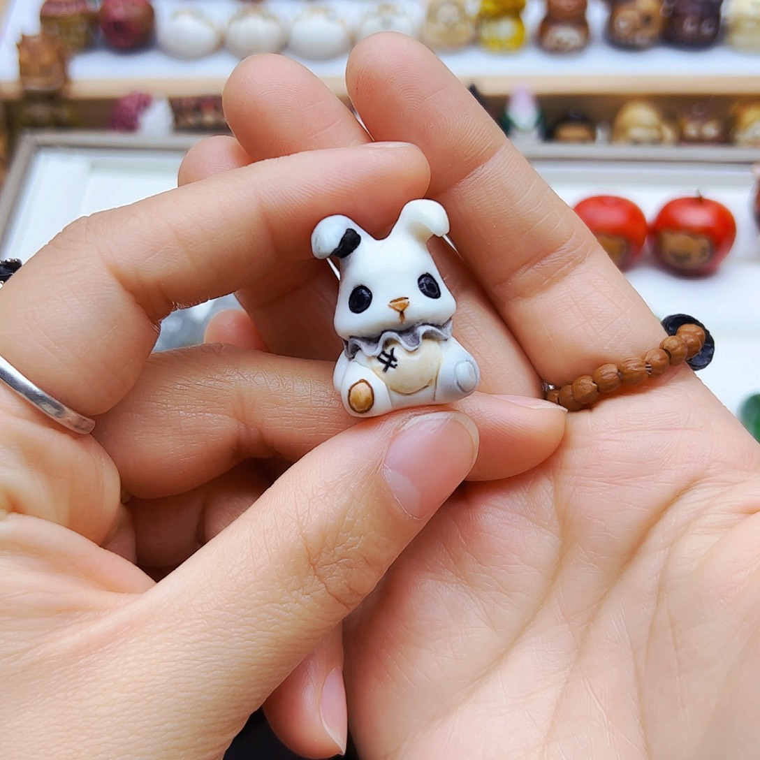 其他鹿骨手工打磨配饰