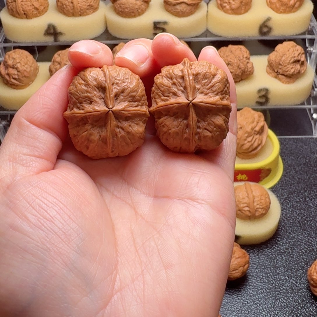 文玩核桃把件？*？小四棱