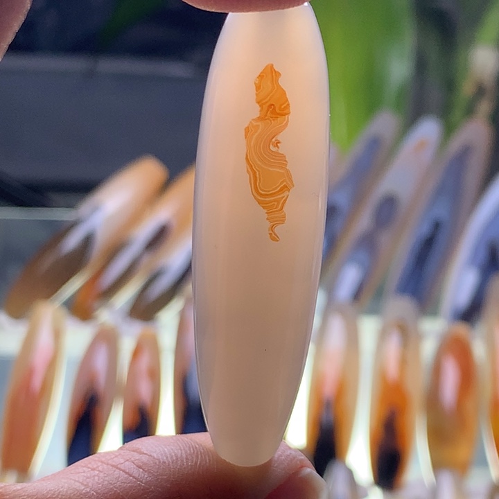 未镶嵌玛瑙/玉髓珠宝半成品9