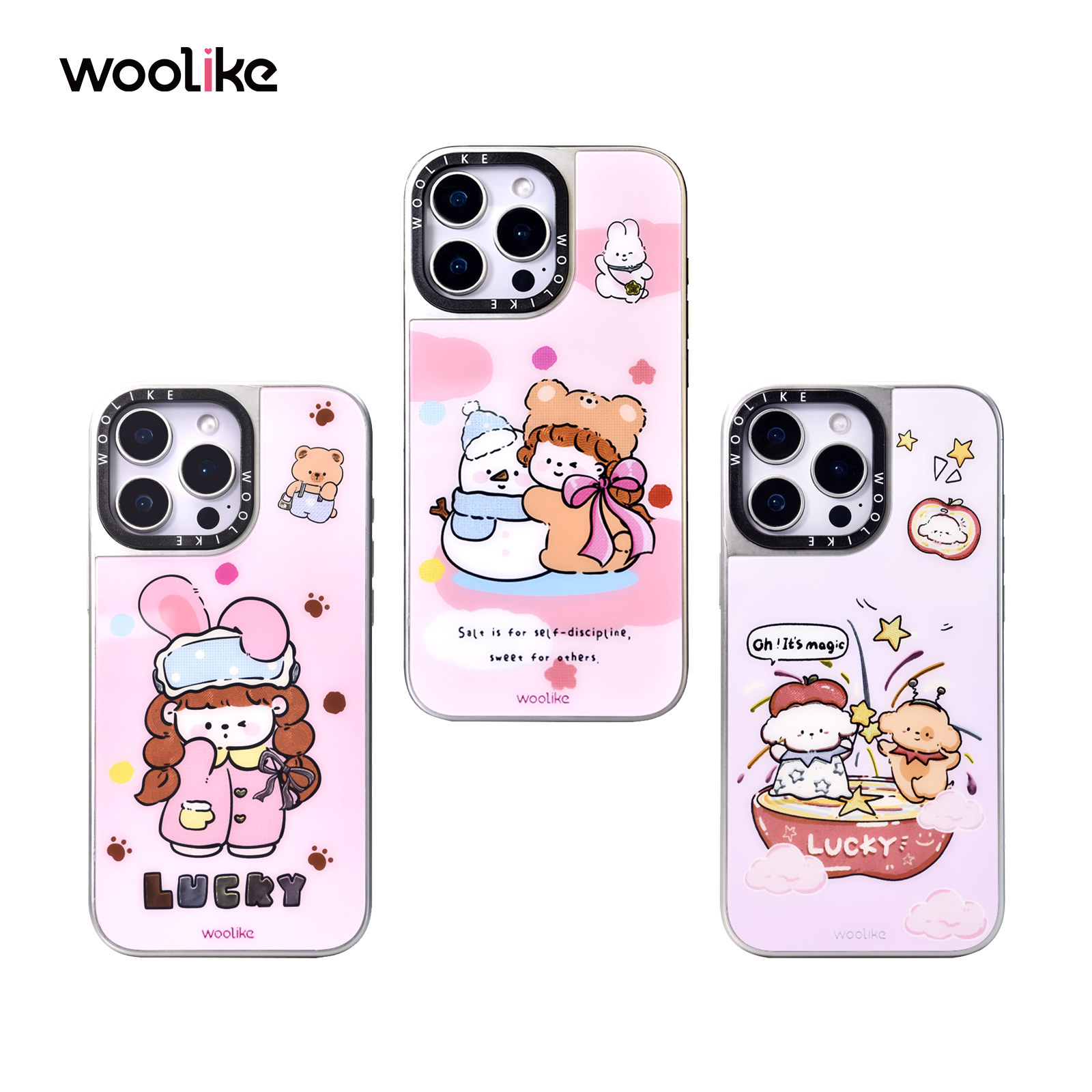 Woolike元气萌宝手机壳适用iPhone16/15/Promax/Pro磁吸手机壳