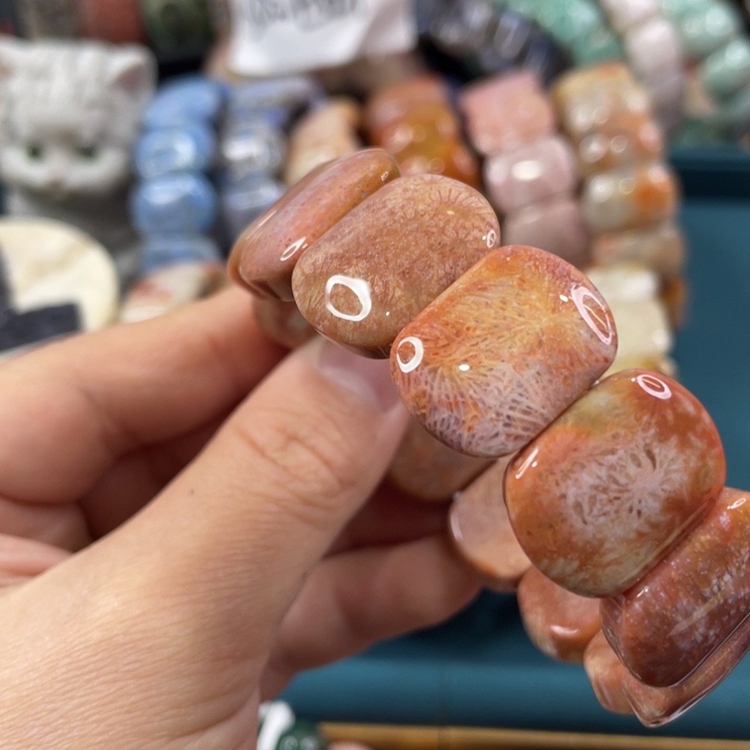 未镶嵌手镯硅化玉