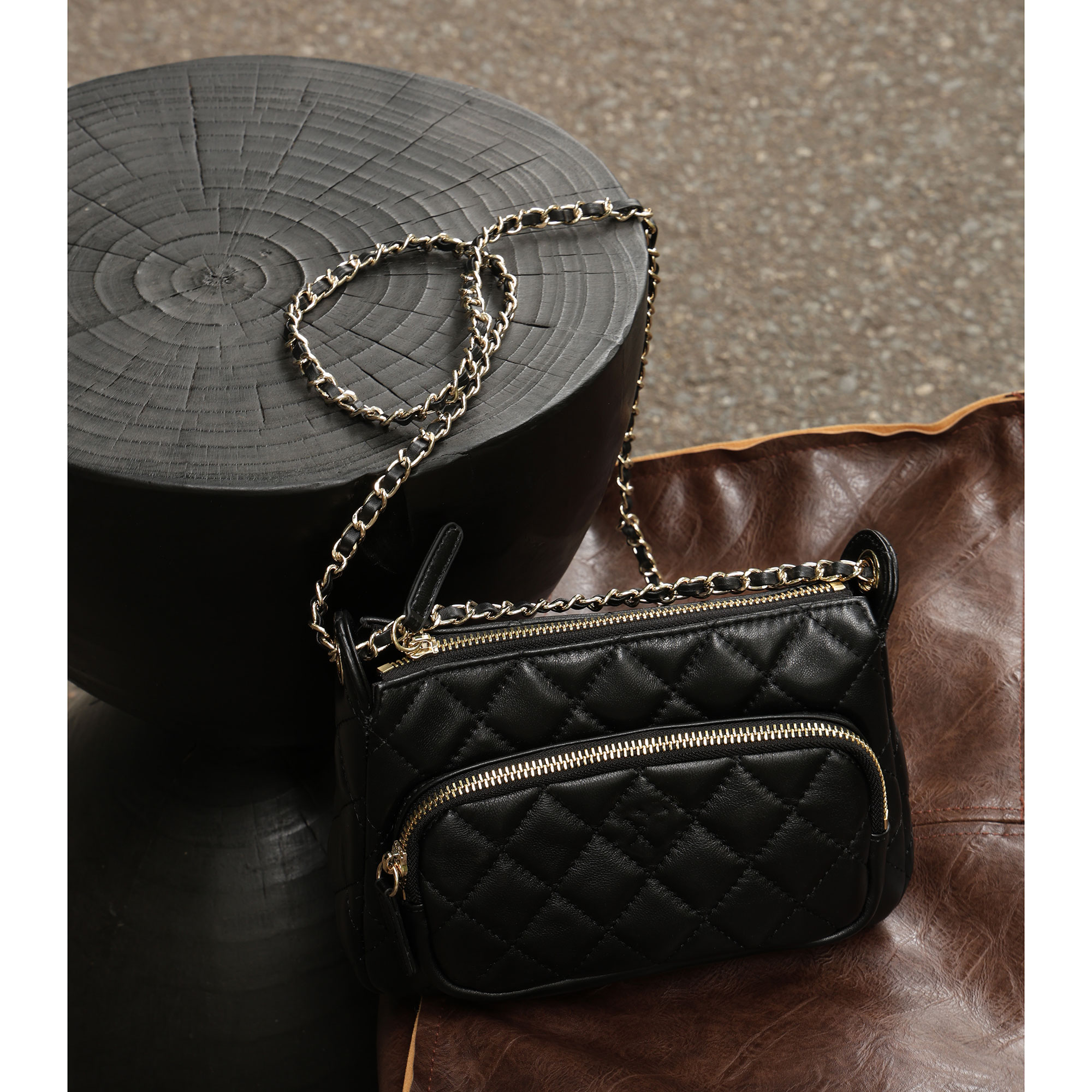 手工高定如愿头层羊皮单肩斜挎链条相机包大容量春夏季休闲真皮