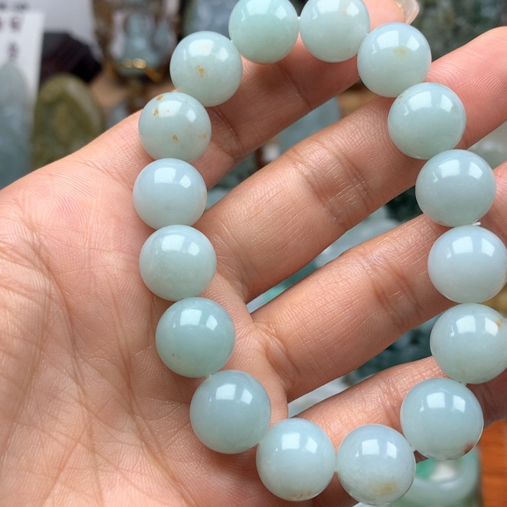 颈饰未镶嵌翡翠手串