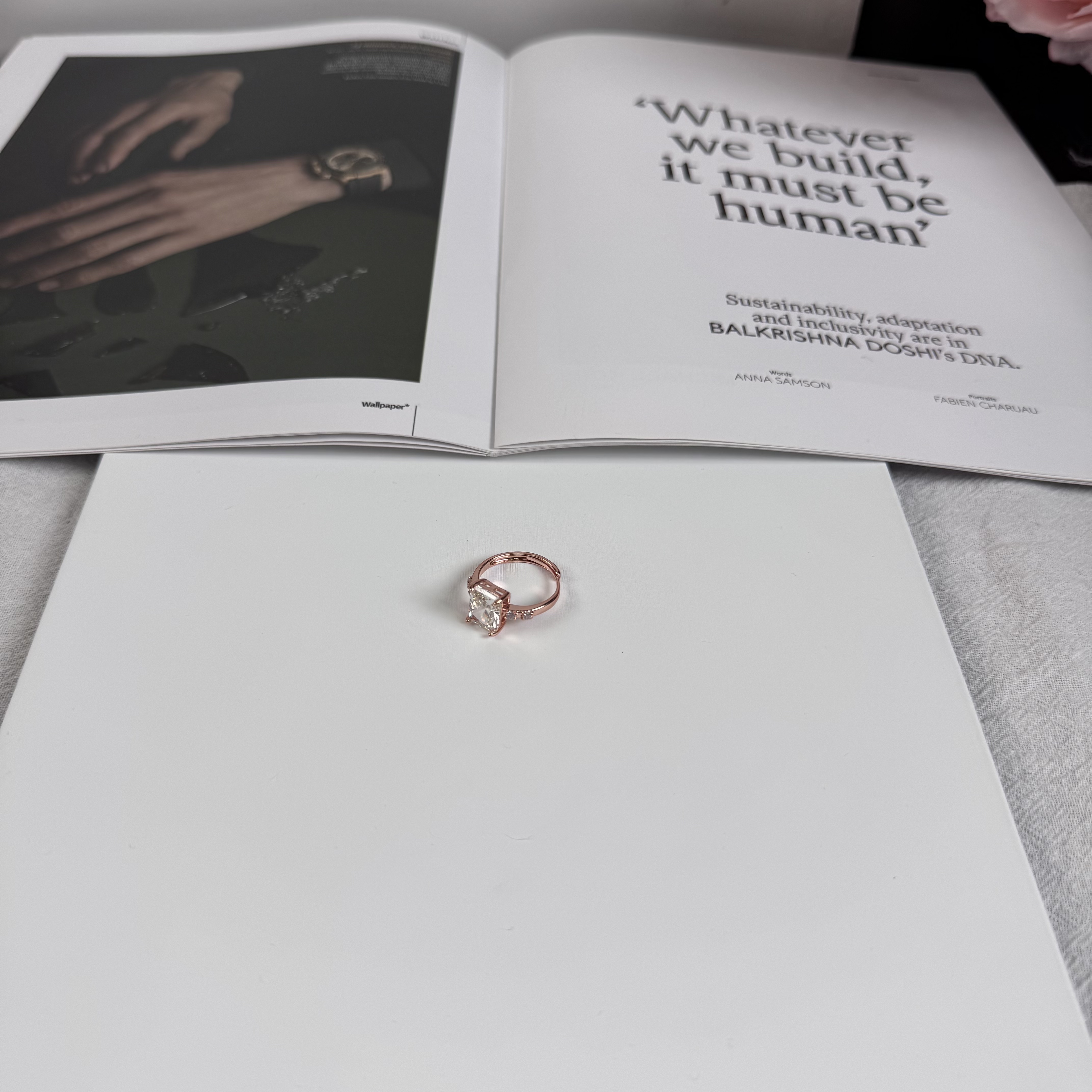 高定珠宝柠檬黄钻戒指HF2681S088