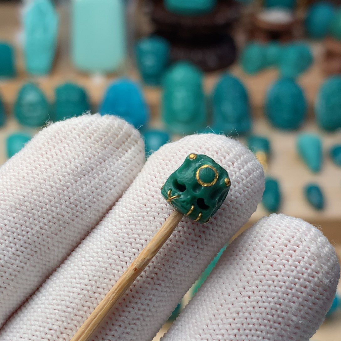 绿松石珠宝奇石未镶嵌