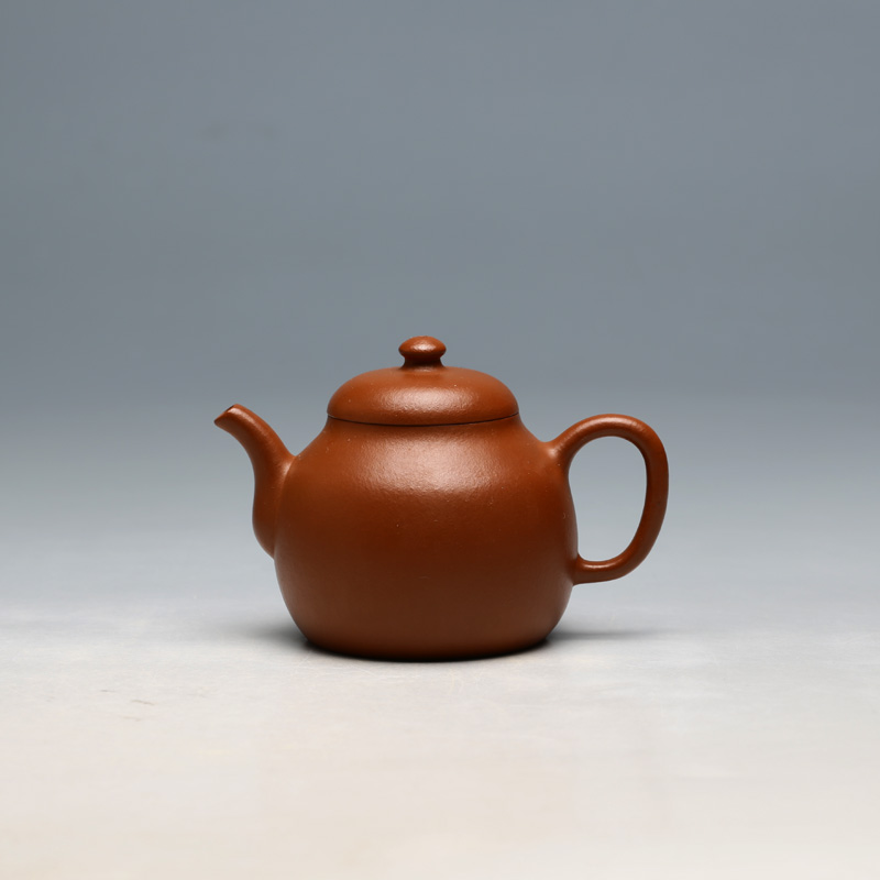 杨丽娟全手工朱泥小品 180CC饮泉 明理茶艺 宜兴紫砂壶 朱砂茶壶