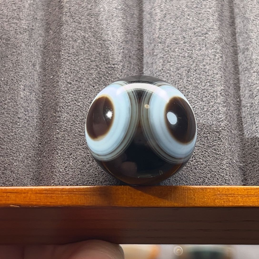 奶***盖玛瑙/玉髓合金颈饰