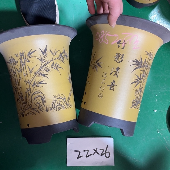 用***9紫砂花盆微瑕大号