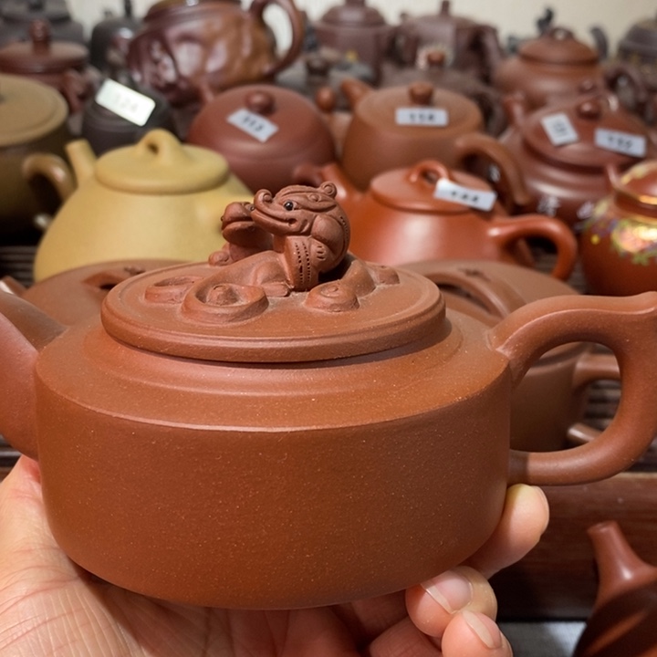 紫砂茶壶微瑕处理一把