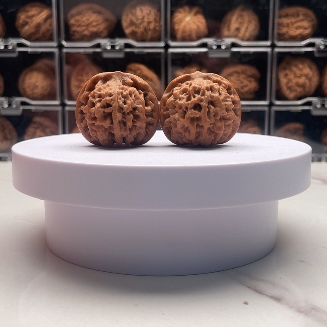 吊坠文玩核桃35x34x32秦闷