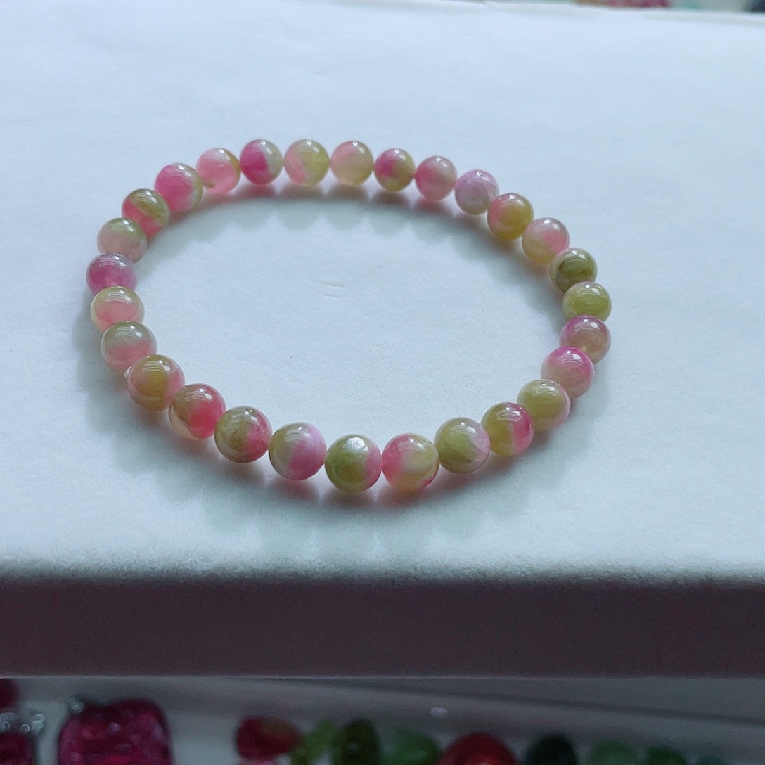 手链未镶嵌碧玺6.7mm左右