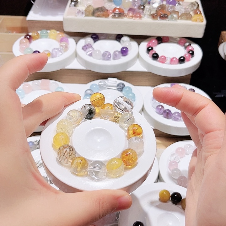 水晶手链未镶嵌天然水晶