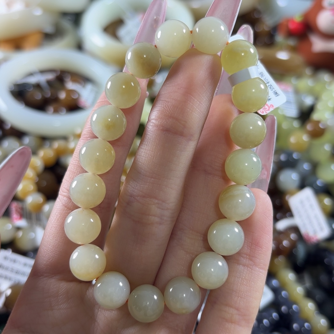 和田玉未镶嵌手链88